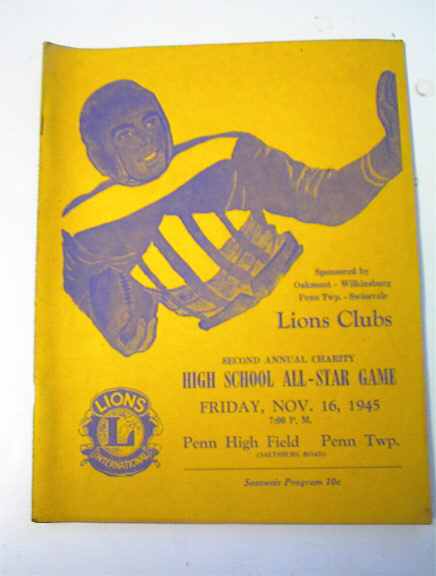 Lions Club High School All Star Game 11/16/45