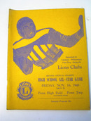 Lions Club High School All Star Game 11/16/45