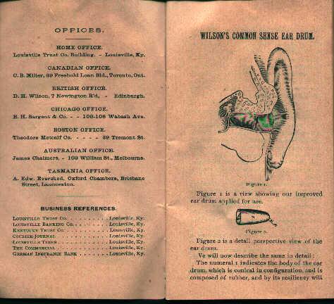 Wilson's Common Sense Ear Drum Brochure