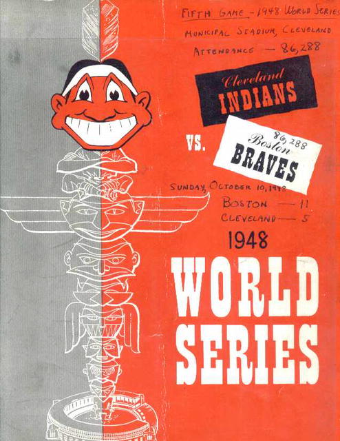 1948 World Series, Braves vs. Indians prg.