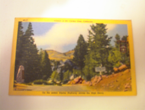 c1930 Summit Of Kit Carson Pass,california