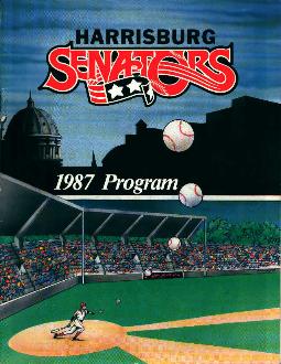 Harrisburg Senators 1987 Program!