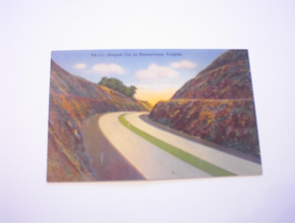 c1930 Deepest Cut on Pennsylvania Turnpike