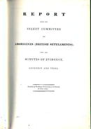 Report on British Settlement Aborigines
