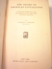 The Negro In American Civilization,1930