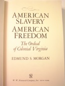American Slavery American Freedom,1975