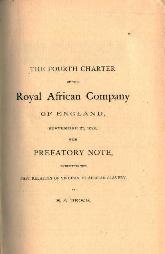 Royal African Company Charter