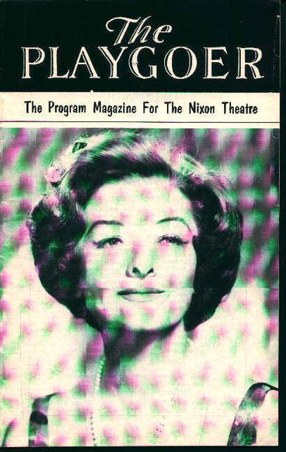 Nixon Theatre Playgoer- Myrna Loy! 9/7/64