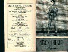 Nixon Theatre-Anastasia! 10/31/55