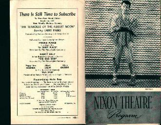 Nixon Theatre-Anastasia! 10/31/55