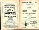 Nixon Theatre-10/2/61- A Taste of Honey!