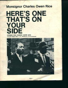 Campaign Literature with Dr. King on Cover!
