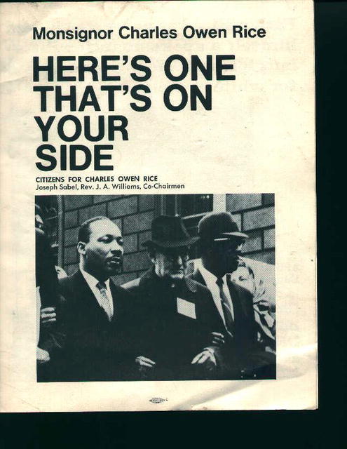 Campaign Literature with Dr. King on Cover!