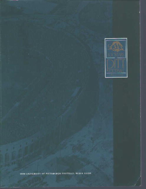 University- Pittsburgh Media Guide from 1990