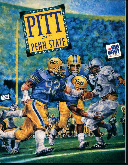 Pitt vs Penn State Program 11/28/91!
