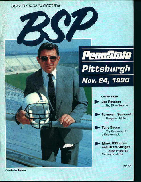 Penn State vs. Pittsburgh November 24,1990