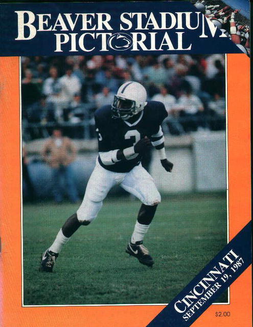 Penn State Vs. Cincinatti September 19,1987!