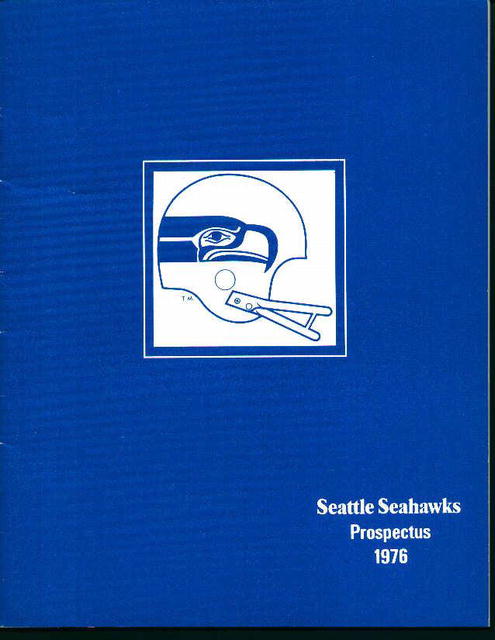 Seatlle Sehawks 1976 Prospectus! Photos!Stats