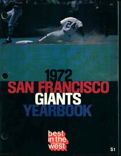 Giants 1972 Yearbook! Great Photos and Ads!