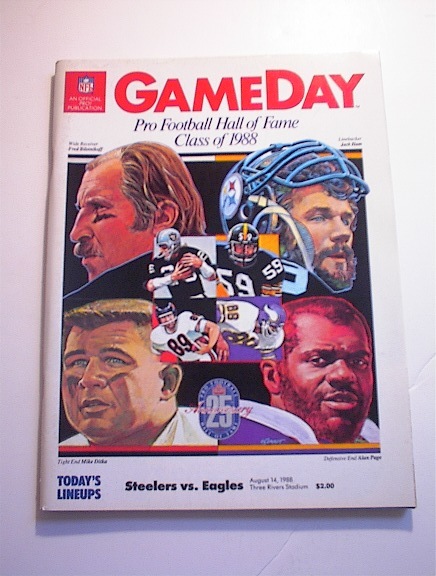 GAMEDAY STEELERS vs EAGLES Aug 14,1988