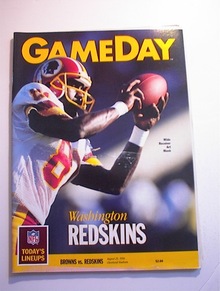 GAMEDAY Browns vs Redskins Aug 25,1990