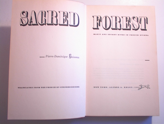 The Sacred Forest by Pierre Dominique Gaissea