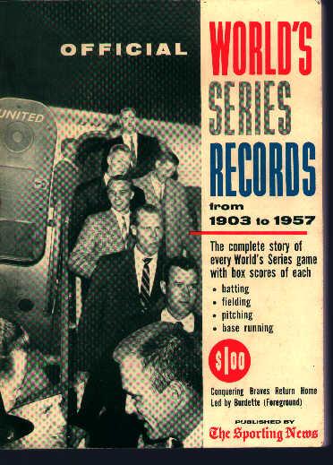 Official World Series Records from 1903-57!