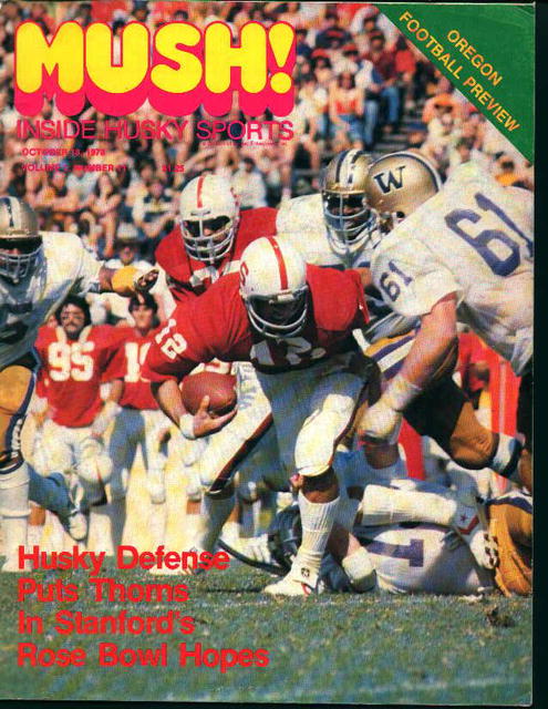 Mush Inside Husky Sports from October 1976
