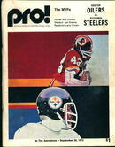 Program-Oilers vs Steelers 9/30/73 Game!