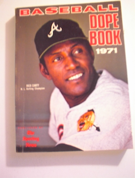 1971 Baseball Dope Book,RICO CARTY cover