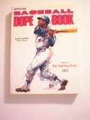1973 Baseball Dope Book,HANK AARON cover