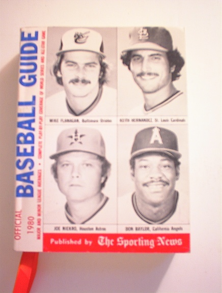 BASEBALL GUIDE,1980,FLANAGAN,HERNADEZ,cover