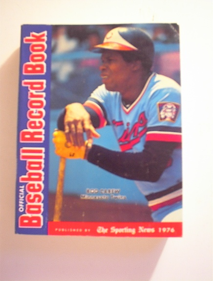 1976 Offical Baseball Record Book,ROD CAREW