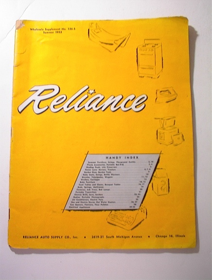 Reliance Whole Supplement No.136-S,1953