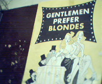 Gentleman Prefer Blondes! Hirschfeld Cover!