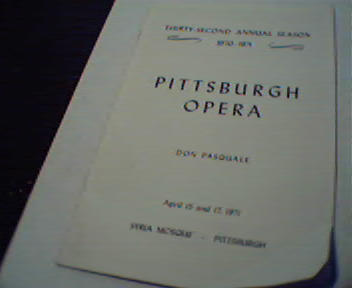 Pittsburgh Opera-Don Pasquale 4/15-17/71