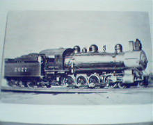 Southern Pacific 12 Wheel Locomotive!Photo!
