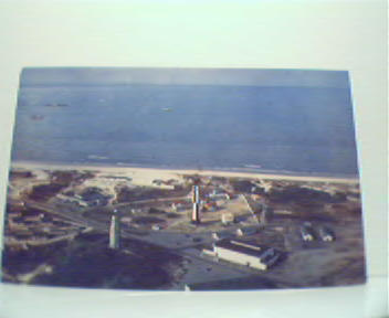 Cape Henry Va. Showing Old & New Lighthouses