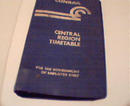 Conrail Central Region Timetable! Emp. Only