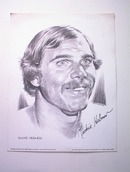 c 1960 Richie Hebner Illustrated Print