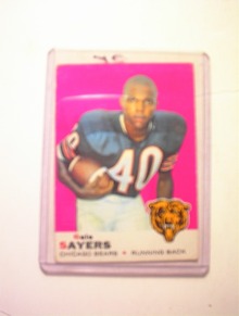 T.C.G. Gale Sayers Chicago Bears Card