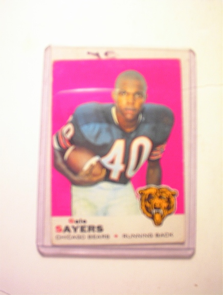 T.C.G. Gale Sayers Chicago Bears Card