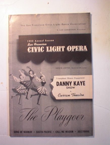 Civic Light Opera,Danny Kaye Show 1952