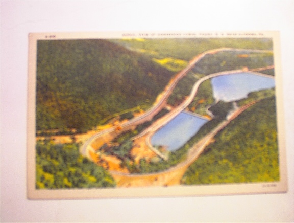 Aerial View of Horseshoe Curve,Penn,R.R.