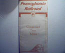 Pennsylvania Rail Road Time Tables from 1955