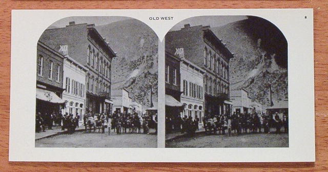 Stereoview Card - Old West View