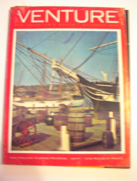 Venture Magazine 10/1965 New England 3D COVER
