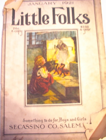 Little Folks Magazine1/1921 Theodora Zanes, J.Bruce