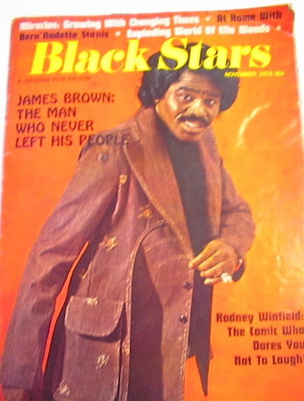 Black Stars Magazine,11/74,JAMES BROWN cover