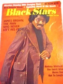 Black Stars Magazine,11/74,JAMES BROWN cover